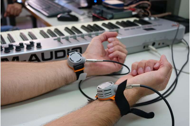 Prototype device allows listening to music through the sense of touch