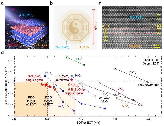 The successful integration of a sub-0.5nm dielectric with 2D semiconductors